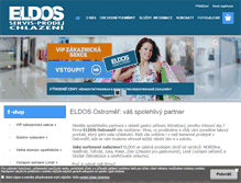 Tablet Screenshot of eldos-shop.cz